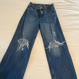 Women's Blue and Navy Jeans